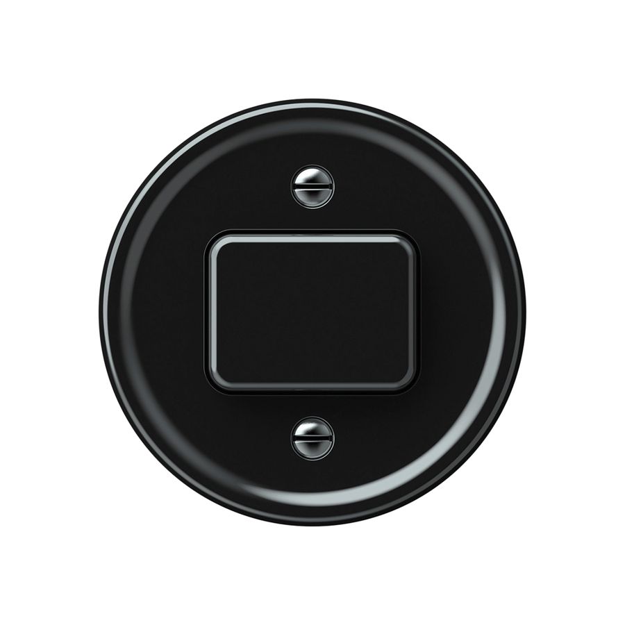 Interruttore a pulsante origin sch 3 60×60mm nero