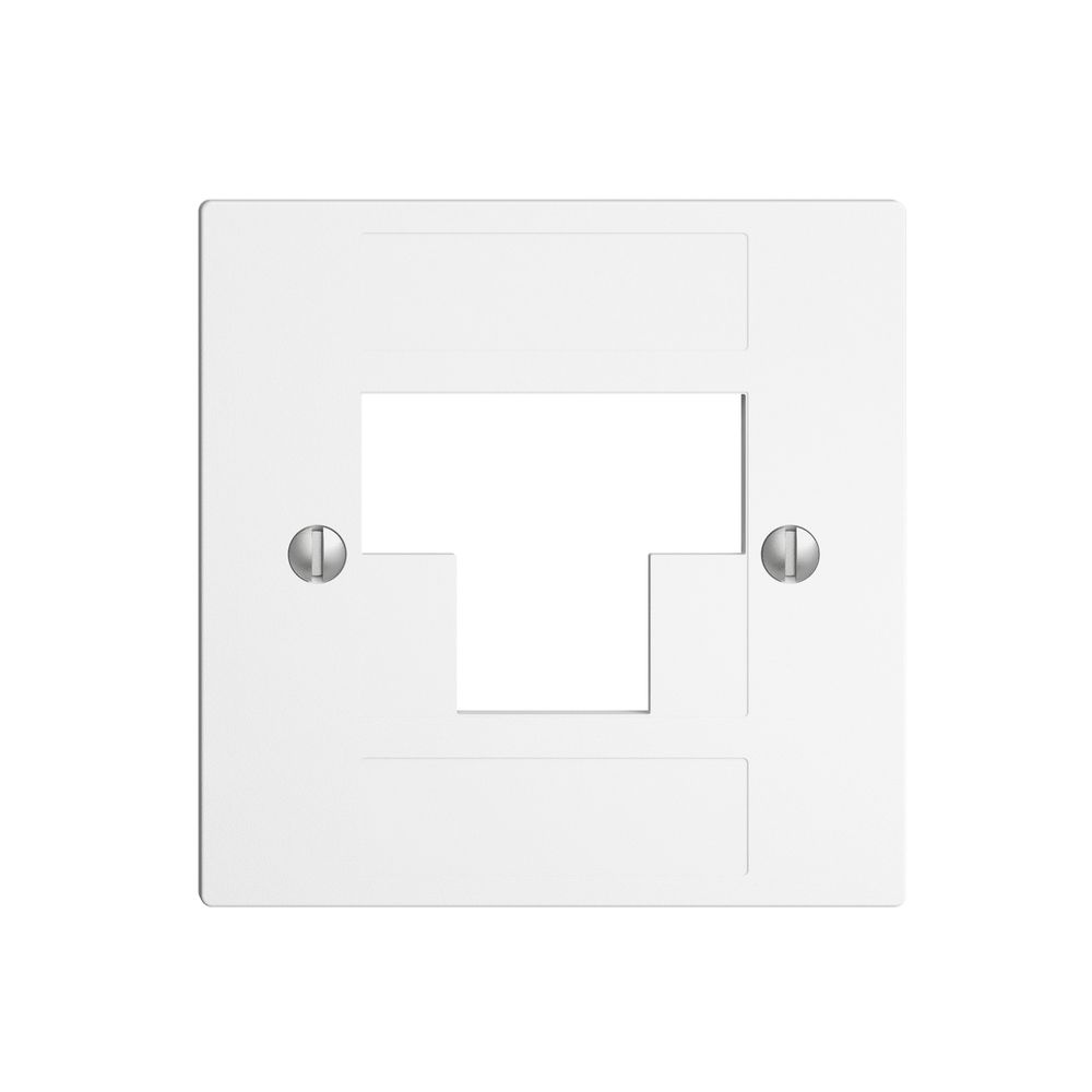 Frontplatte 2×RJ45 ITplus EDIZIOdue weiss