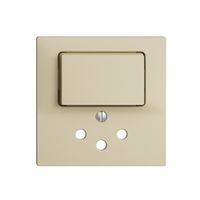 Frontset EDIZIOdue vanille 60×60mm T12