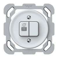 Interruttore a pulsante luminoso INC origin sch 3 + ventilatore LED 77×77mm bi