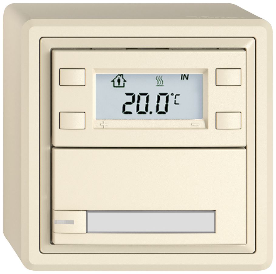 AP-RTH-Taster EDIZIO.liv SNAPFIX® m.RGB-LED Pap.1×Taste 1-Tbed.cr