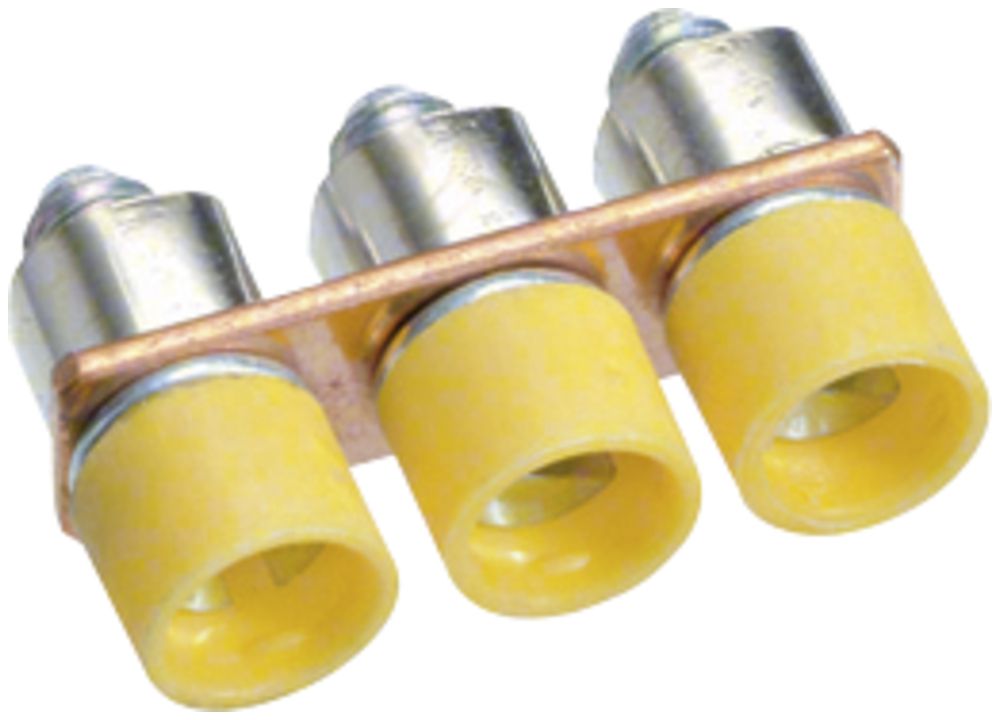 Querverbinder Hager 3×4mm² isoliert schraubbar für KXA04I