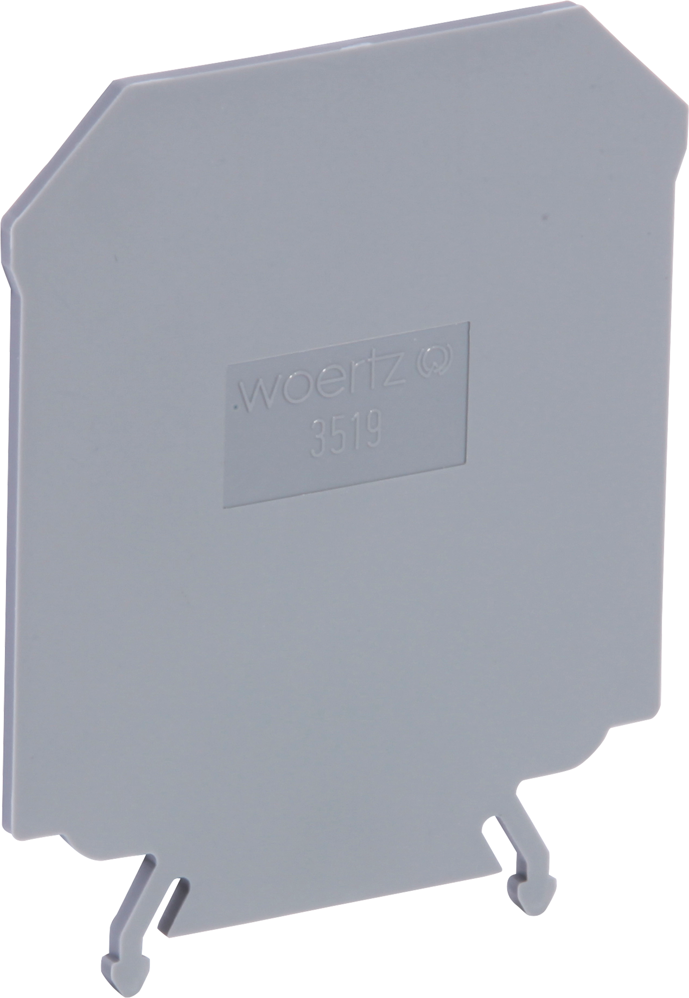 Paroi de fermeture Woertz 35mm² gris