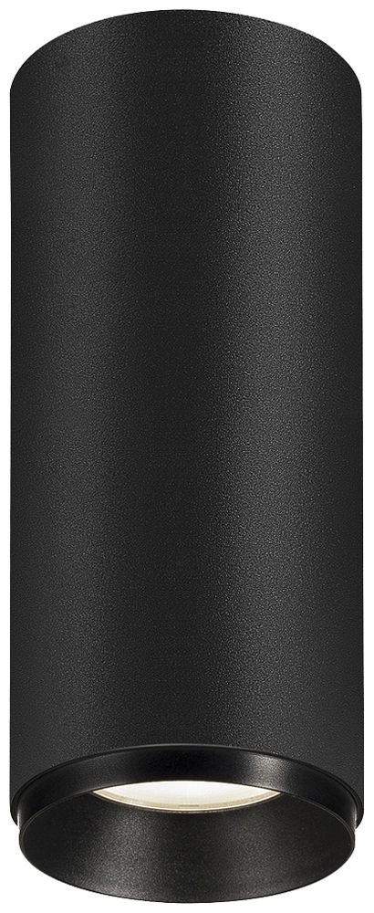 LED-Deckenleuchte SLV NUMINOS S DALI 11W 1100lm 4000K 36° Ø65×162mm schwarz