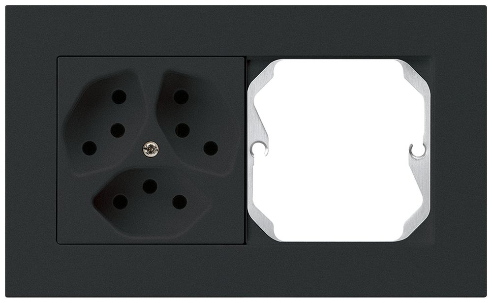 UP-Kombination kallysto.pro Gr.I-I horizontal 3×Typ 13+leer schwarz