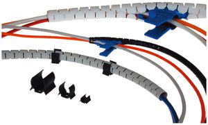 Spiralband Quick-Tube 20mm schwarz 30m Ring unbrennbar