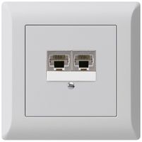 Scatola INC kallysto.line 2×RJ45s separato grigio chiaro