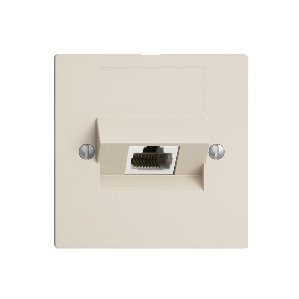 Einsatz zu UP-Anschlussdose 1×RJ45/u 4P ITplus EDIZIOdue crema