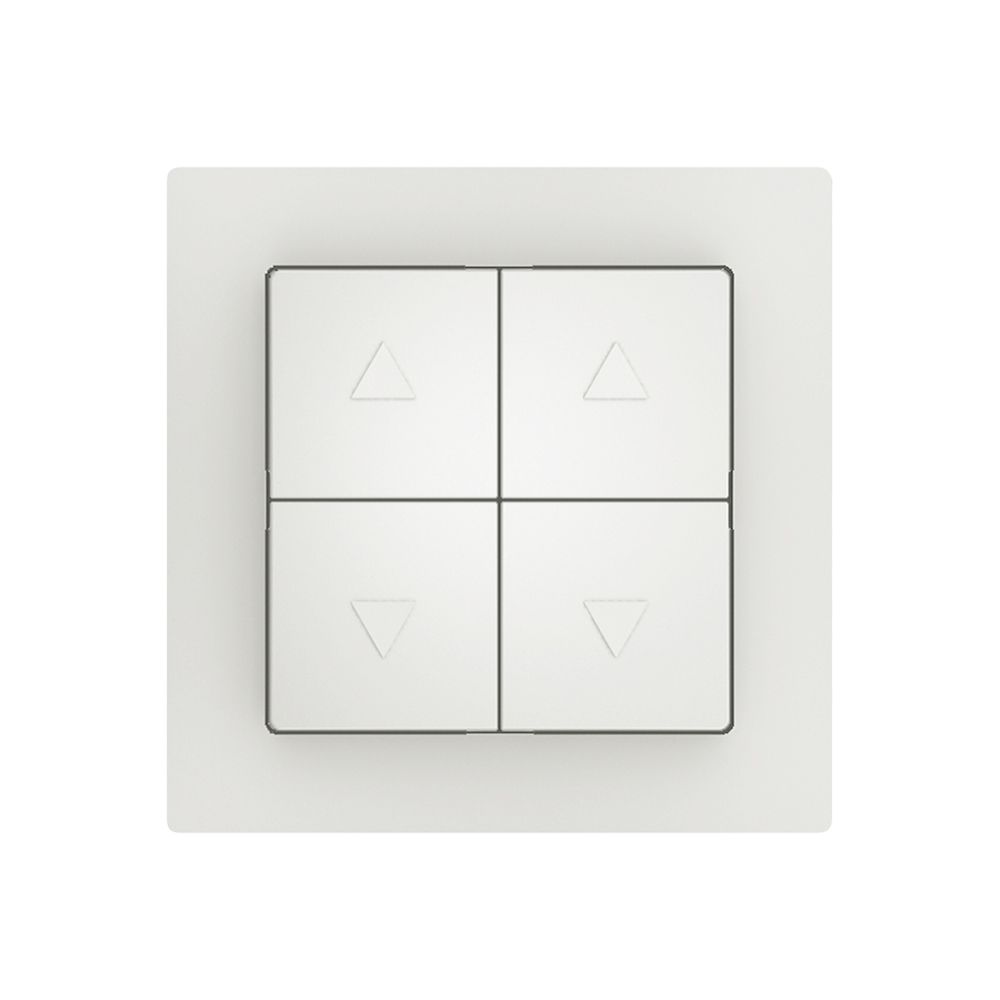 UP-Frontset SIDUS Z/E weiss für Storenschalter 2-Kanale