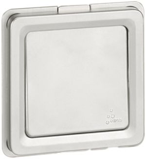 UP-Wippschalter Soliroc 6/1L verchr.