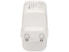 Chargeur USB MAX HAURI 1×A+1×C PD 30W 5/9VDC 2.4/2A T26 240VAC blanc