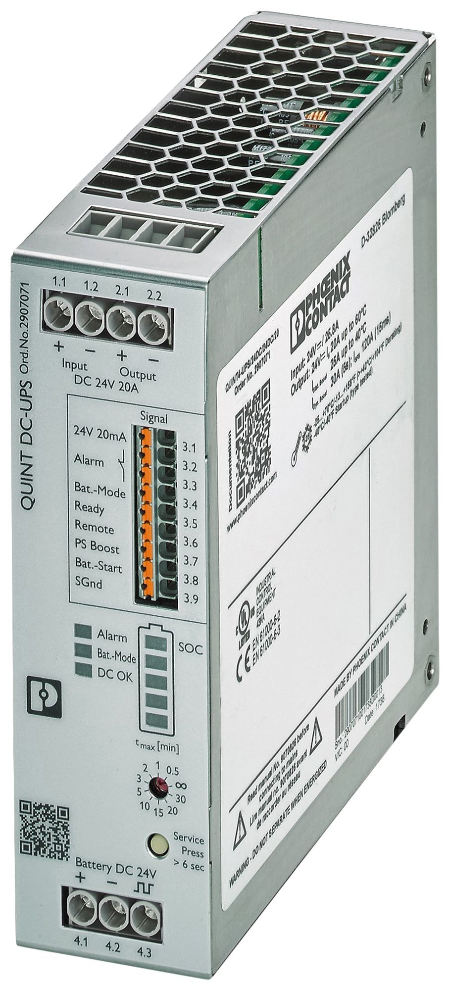 Alimentation sans interruption PX QUINT4-UPS/24DC/24DC/20