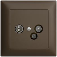 Prise d'antenne ENC TV-R-données DD04 5…65MHz EDIZIOdue coffee