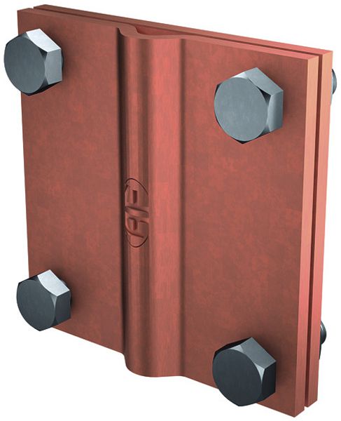 Kreuz-/Parallelverbinder Flury RE 47, Cu blank, Ø 8…10mm