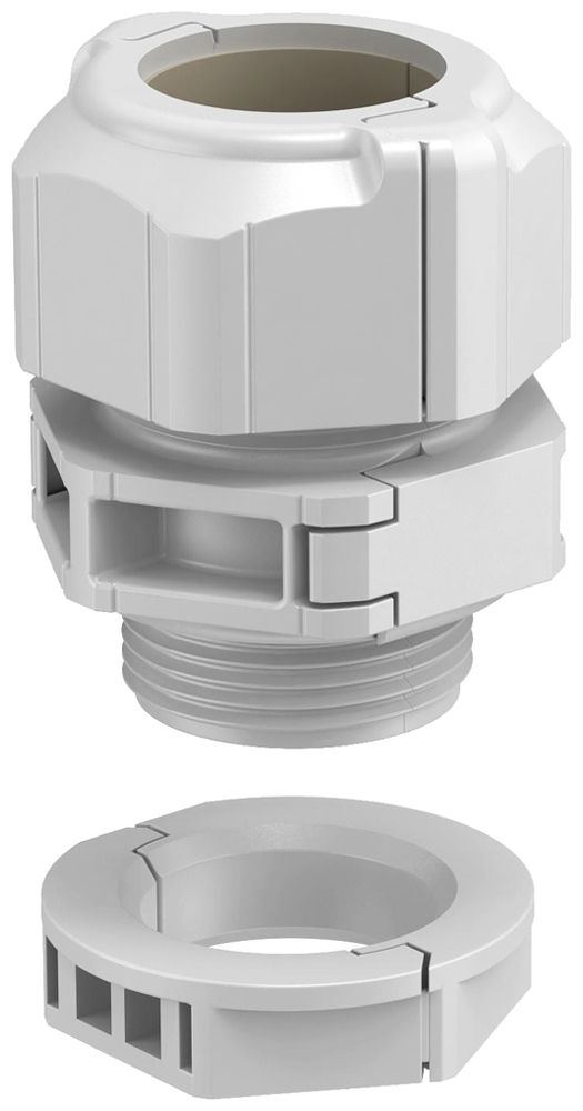 Pressacavo Bettermann V-TEC TB25 separabile M25 1×Ø18…20mm IP67 grigio