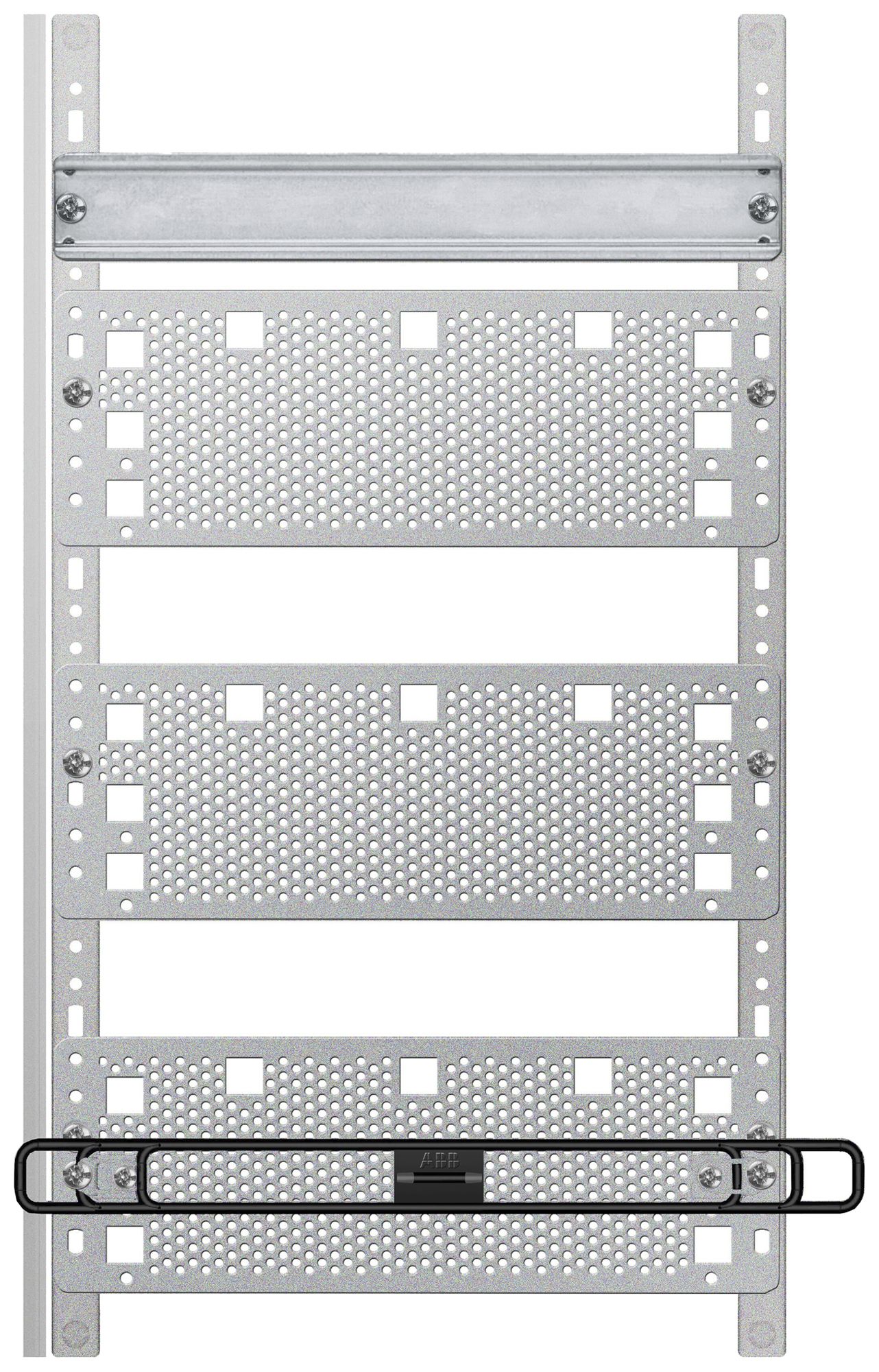 Panello Media ABB, p.distributore vuoto, 1 parte, 3 file altezza 00