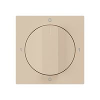 Frontset für Drehschalter S0 beige 60×60mm kallysto 0-1-0-1