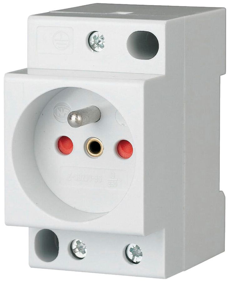 Prise AMD Eaton Z-SD230-BS 1×CEE 7/5 (type E) 16A 250VAC 2.5TE 60mm