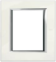 Abdeckrahmen Al weiss lack. Axolute 141.5×127mm