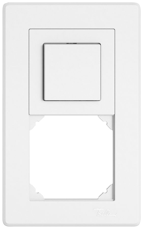 Combinaison ENC EDIZIO.liv SNAPFIX® 2×1 156×96mm schéma 3/1L+vide blanc