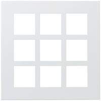 Telaio di copertura ATO 3×3 moduli bianco