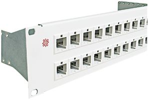 Pannello di distribuzione 19" ITT RJ45 2UA 32 prese