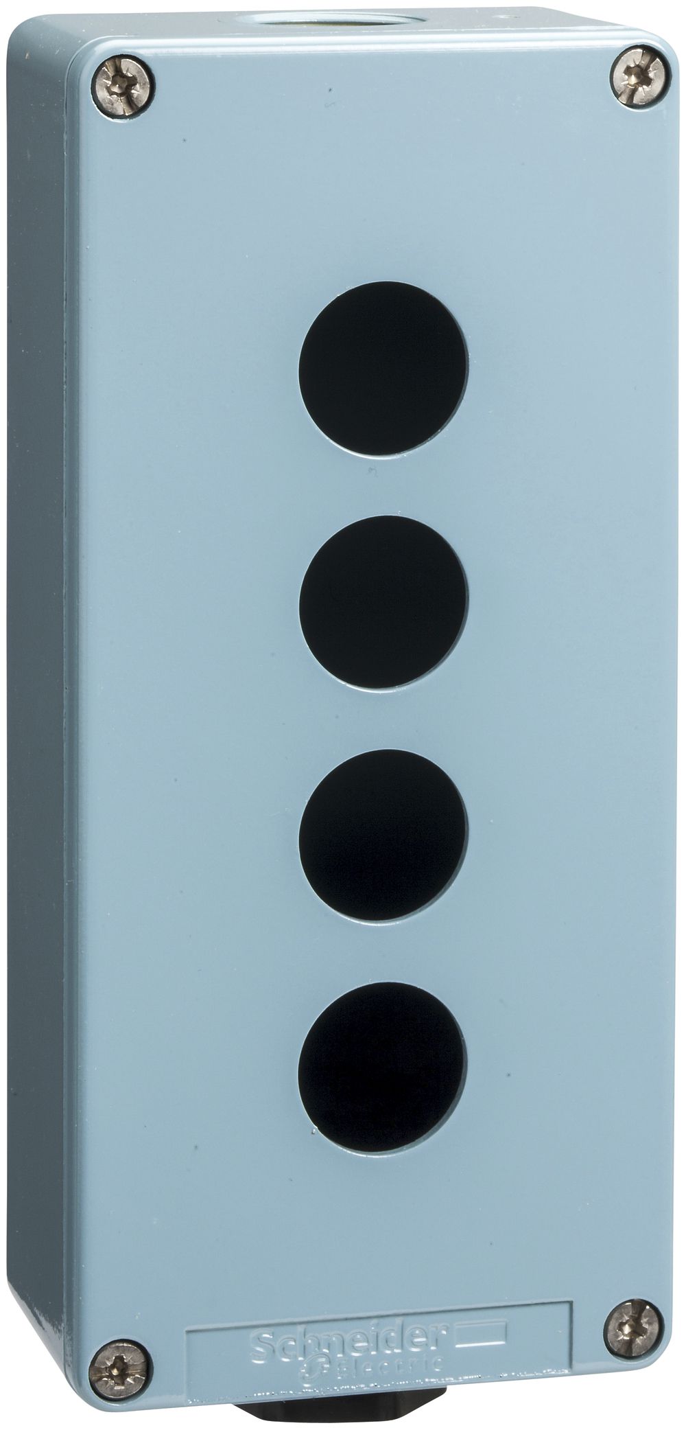 Scatola AP Schneider Electric 80×175×51.5mm blu 4 fori