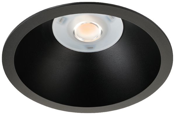 Downlight LED SG Rax Soft 200 30W 2970lm 830 IP20/44 63° REG Ø216mm nero