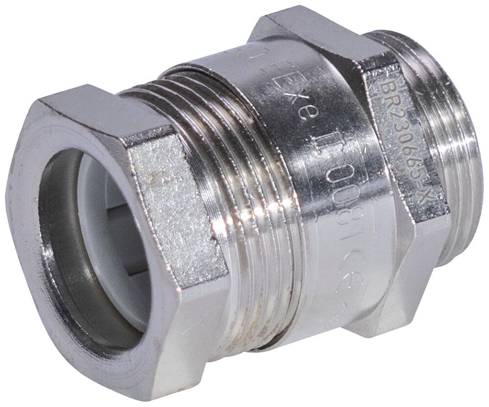 Pressacavo Plica KV ECEA EEXe, M20 per cavo Ø7…12mm 7mm ottone nichelato IP66