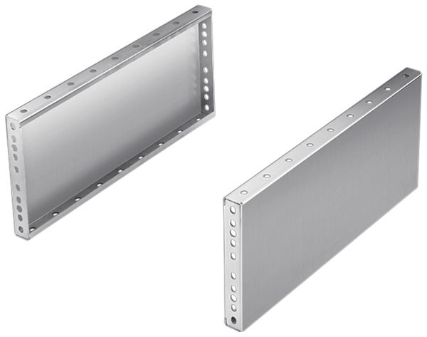 Cache-socle Rittal TS 8702.040 400×200mm kit latéral acier affiné