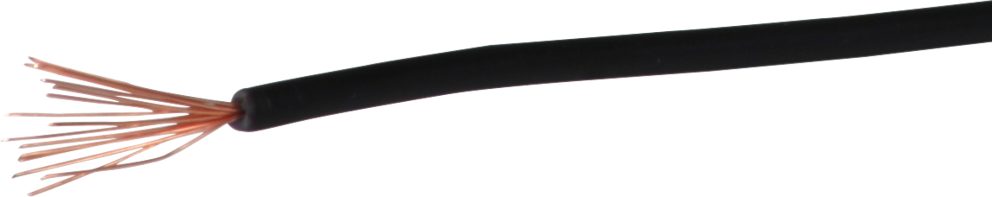 Toron T 0.5mm² noir Eca, Bobine à 200m