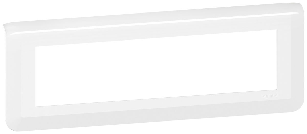 Abdeckrahmen MOS 1×8 Module horizontal weiss