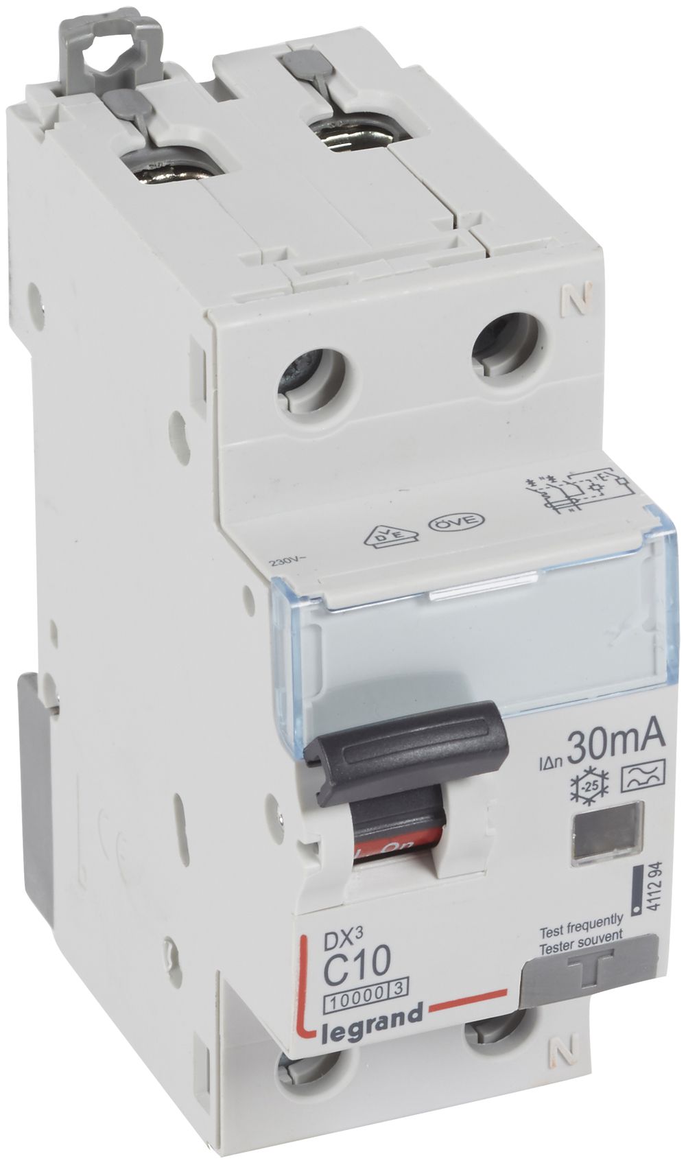 Disgiuntore differenziale Legrand DX3standard 1LN C 10A 10kA 30mA tipo A
