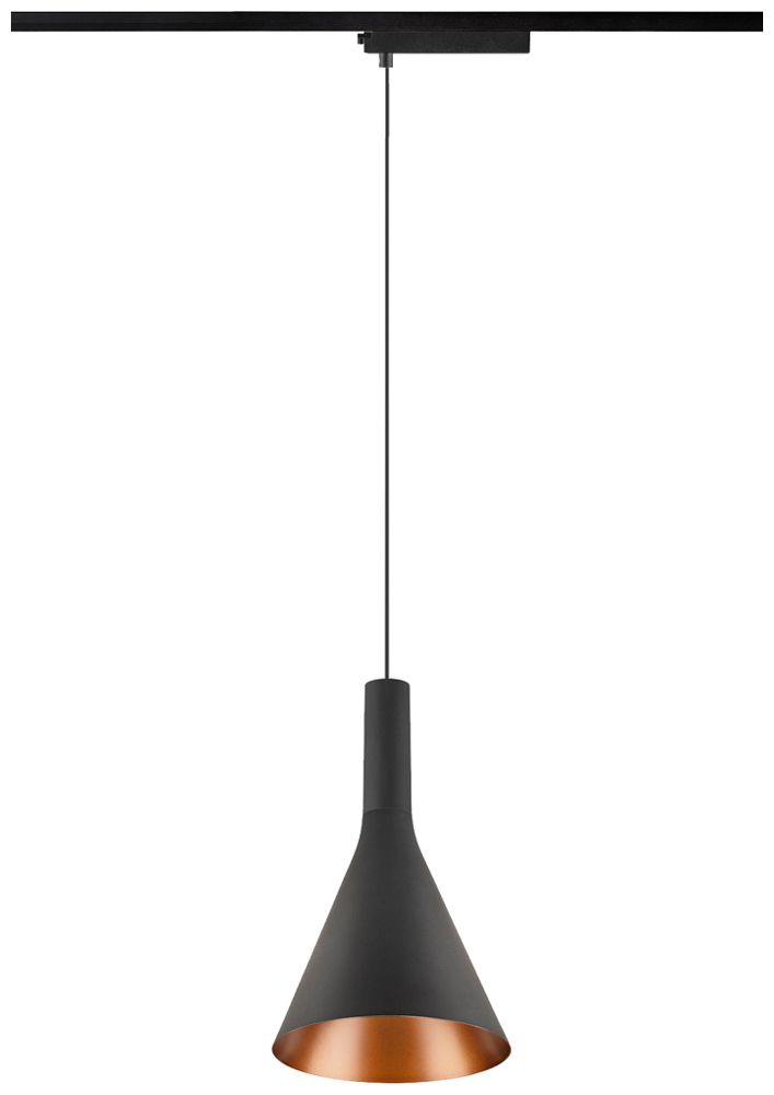 LED-Pendelleuchte SLV LALU CONE 10W 550lm 2700…3000K DIM Ø152×270mm schwarz