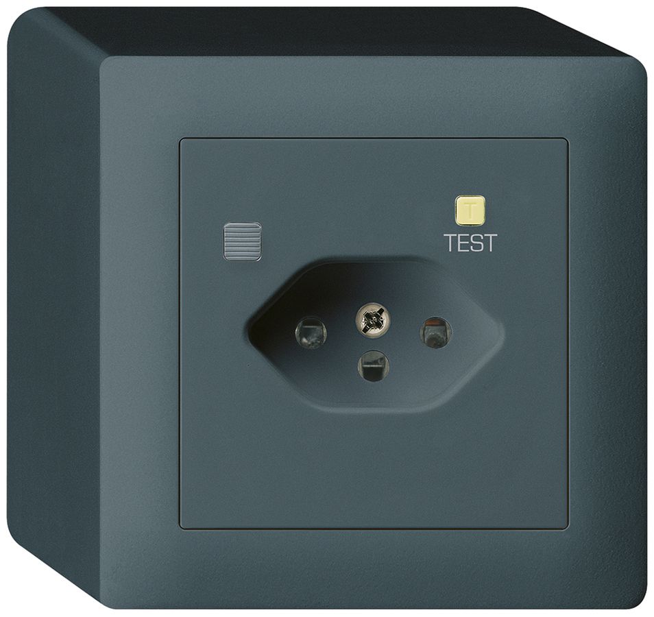 Prise AP kallysto T13 FI 30mA anthracite