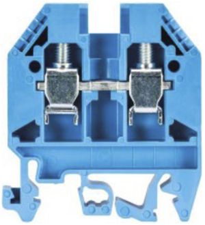Borne de passage joignable WK 0.5…10mm² 41A 1000V 2×vis 1 ét.rail TH35/G32 blc
