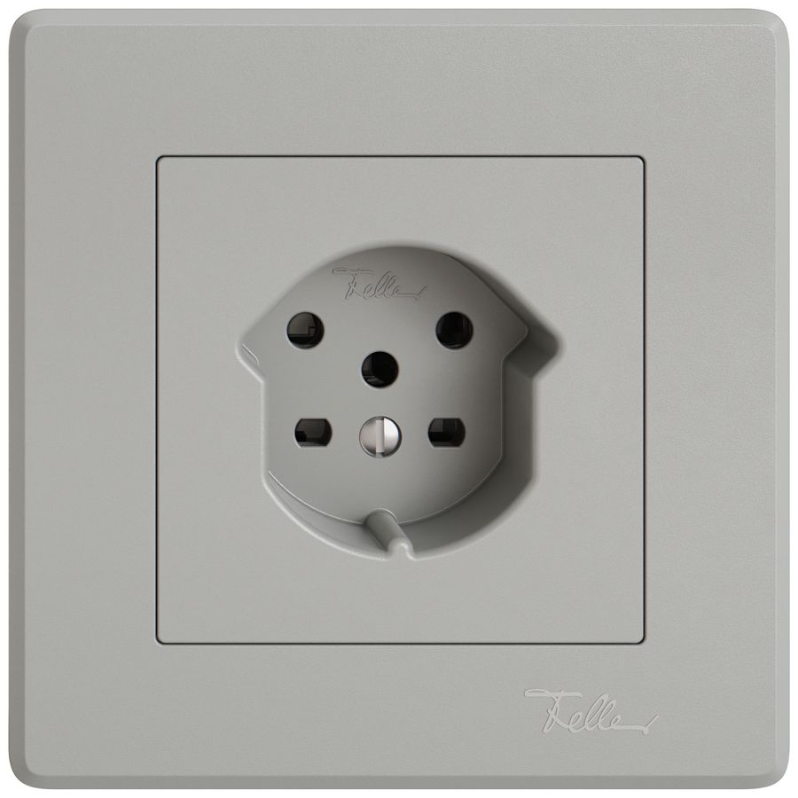 UP-Steckdose EDIZIO.liv SNAPFIX® 1×T15 hgu