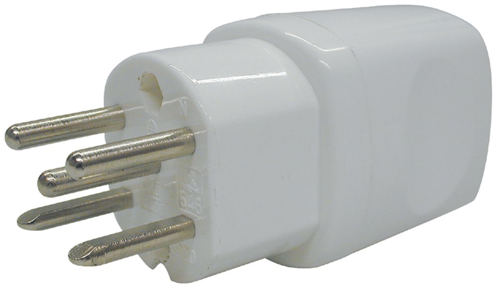 Stecker Steffen STEKO MOUNT T15 weiss 10A 250VAC