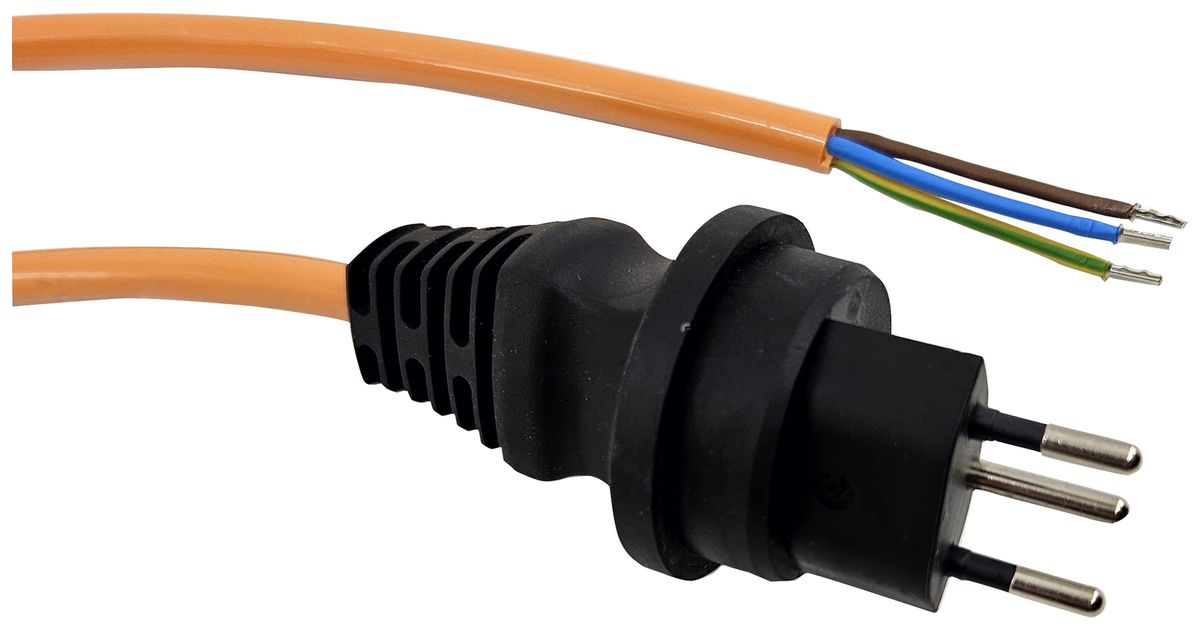 Câble de rallonge ELBRO IP55 T13/embout de câble 10A 230V 3×1.5mm² 10m orange