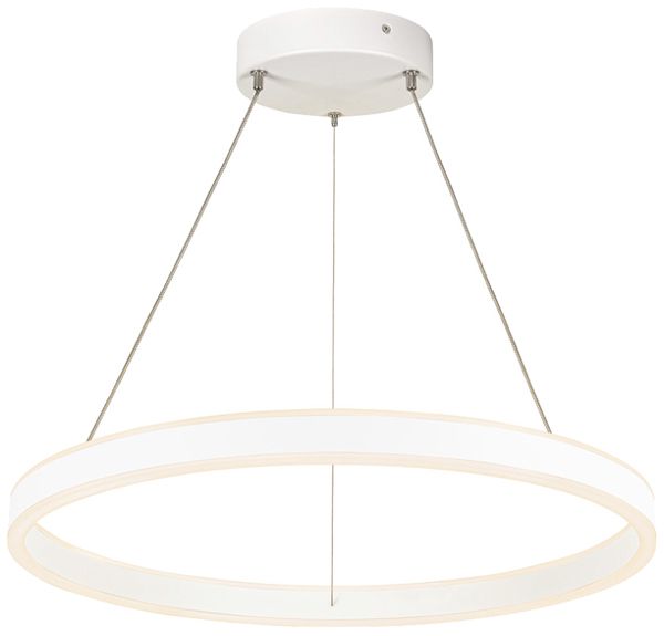 LED-Pendelleuchte SLV ONE 60 UP/DOWN PHASE 24W 820lm 2700/3000K weiss