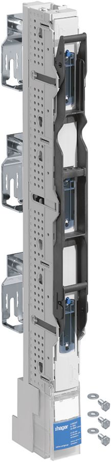 NHS-Lastschaltleiste weber.vertigroup 3P DIN00 160A SaS 185mm Schraubanschl.hoch