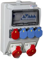 Stromverteiler DEM DB33733 40A 3×LS 1×FI 3×T23 1×T25 2×16A