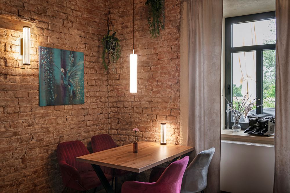 Applique LED SLV QUIMERA 8.2W 320lm 927/930 REG Ø76×413mm rame