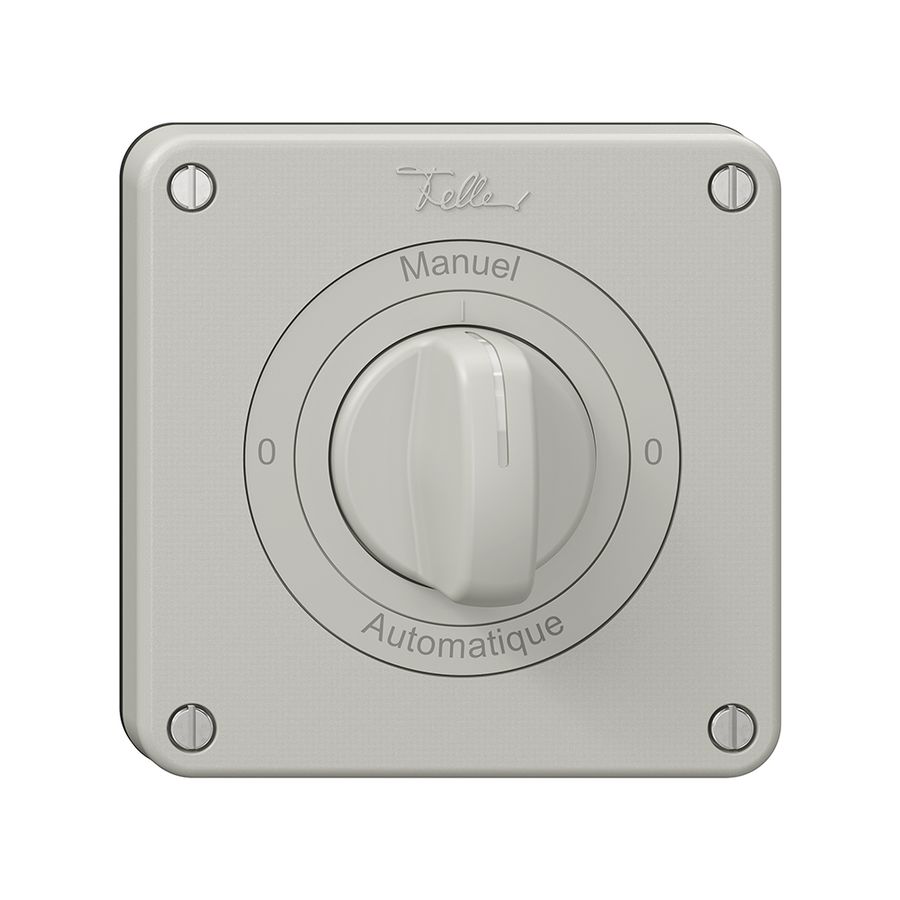 Interrupteur rotatif NEVO N.CO, 2/1 L, manette, KS, 0-Manuel-0-Automatique, grc