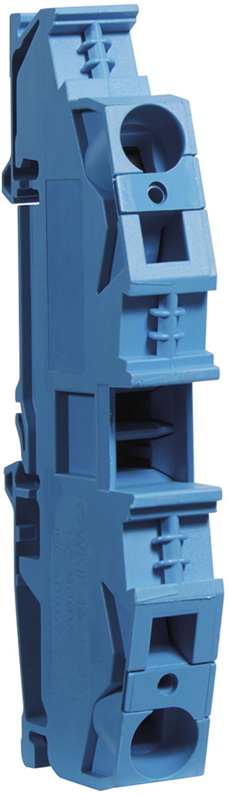 Borne de passage Hager 16mm², N, 800V/76A, enfichable, fermé