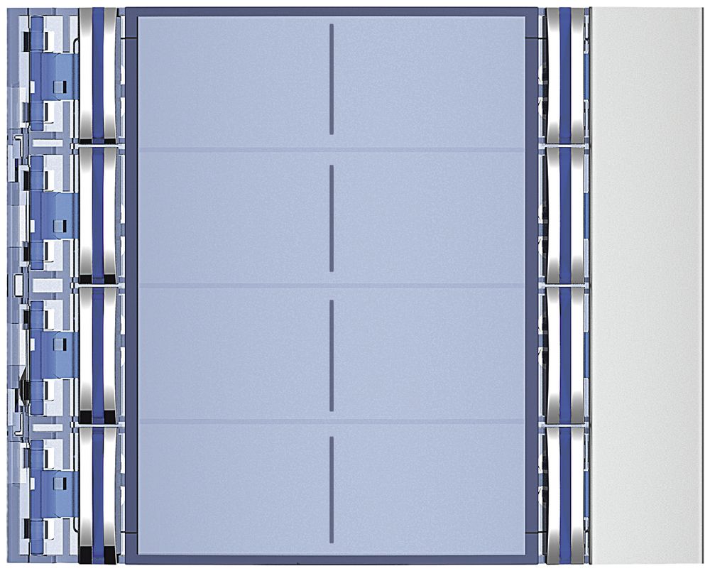 Frontale con 8 tasti per modulo di chiamata 8 tasti Sfera alluminio
