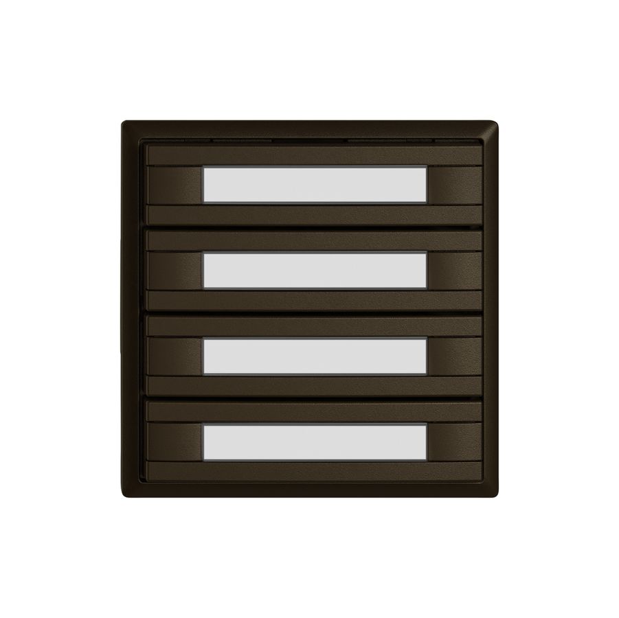 Universaltaster EDIZIO.liv UNI SNAPFIX® o.LED 4× 2-Tbed.Pap.br