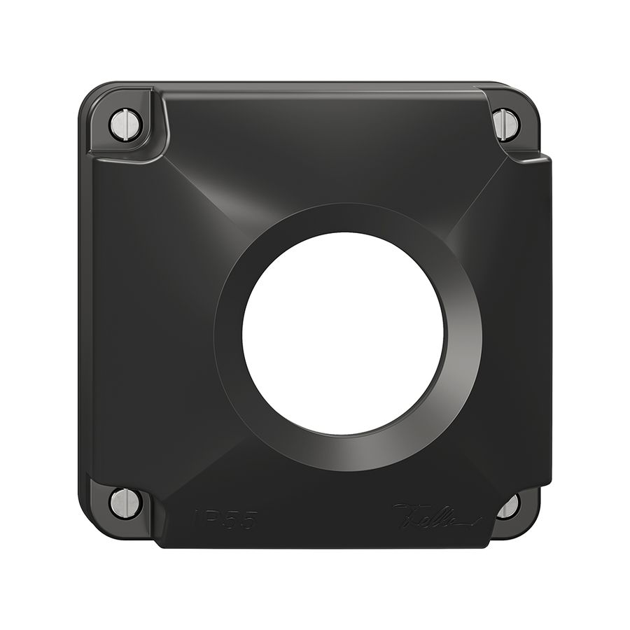 Deckel NEVO f.Bewegungsmelder 360° NUP.Q, NAP.Q, m.Dichtung schwarz, schwarz