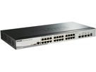 Switch D-Link DGS-1510-28X/E, 28-port smart managed Layer2/3 Gigabit