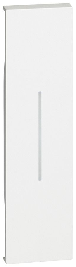 Cache de touche Living Now 1 module avec lentille pour éclairage blanc